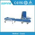 Stainless Steel ABS Material Hydraulic Hospital Bed ,Medical Couch